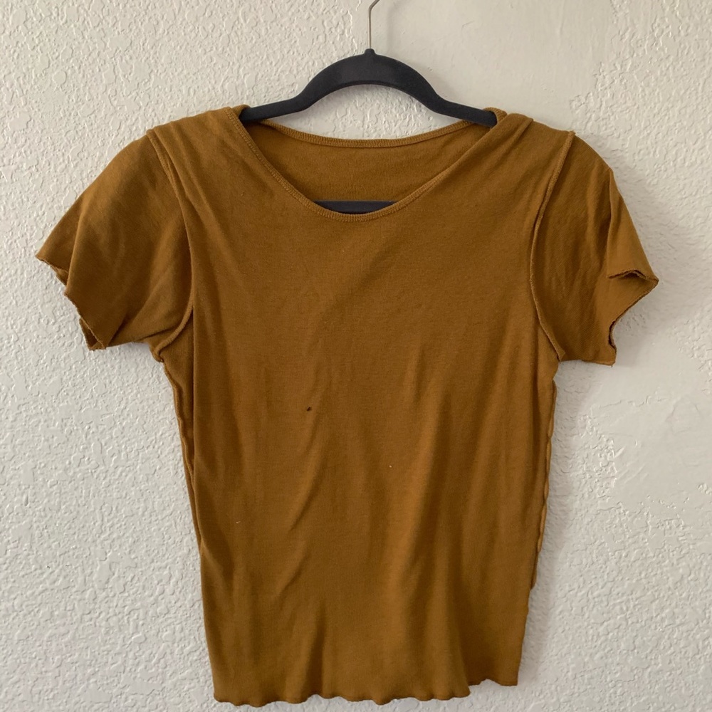 Vintage mustard yellow shirt
